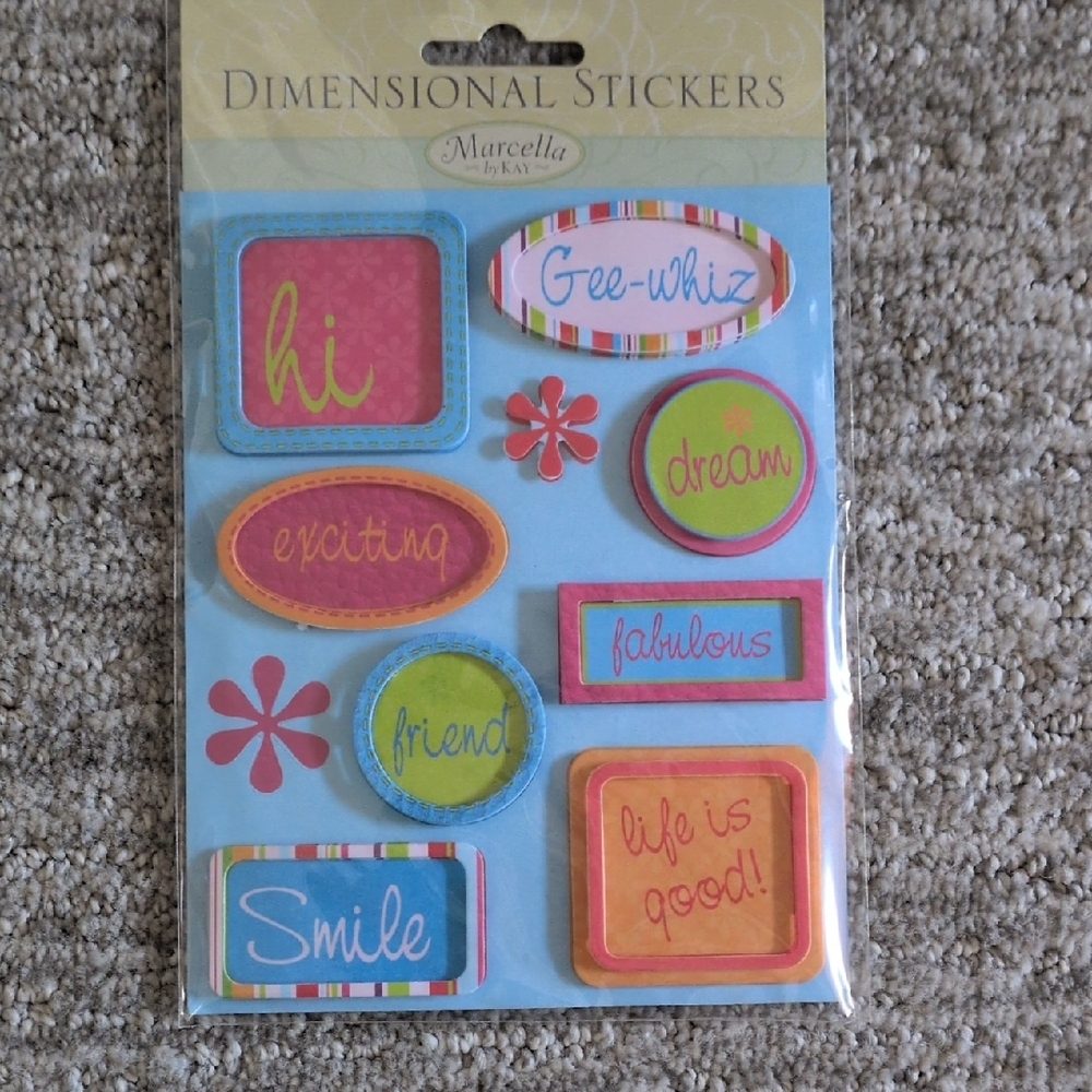 Colorful Scrapbook Sticker Collection - Picture 8 of 10